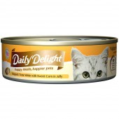 Daily Delight Skipjack Tuna White with Sweet Corn in Jelly 80g 1 carton (24 cans)
